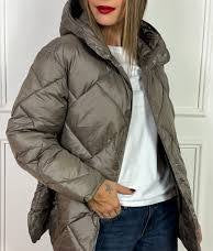 Piumino tortora trapuntato jjxx