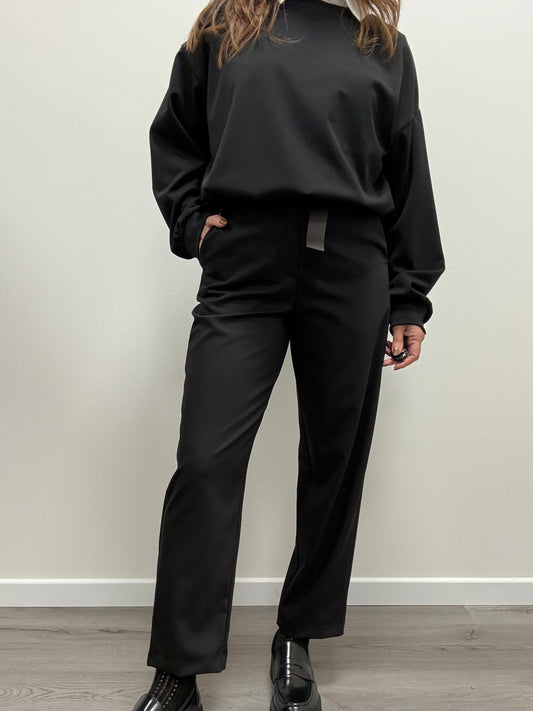 Pantaloni Carrot fit nero Haveone