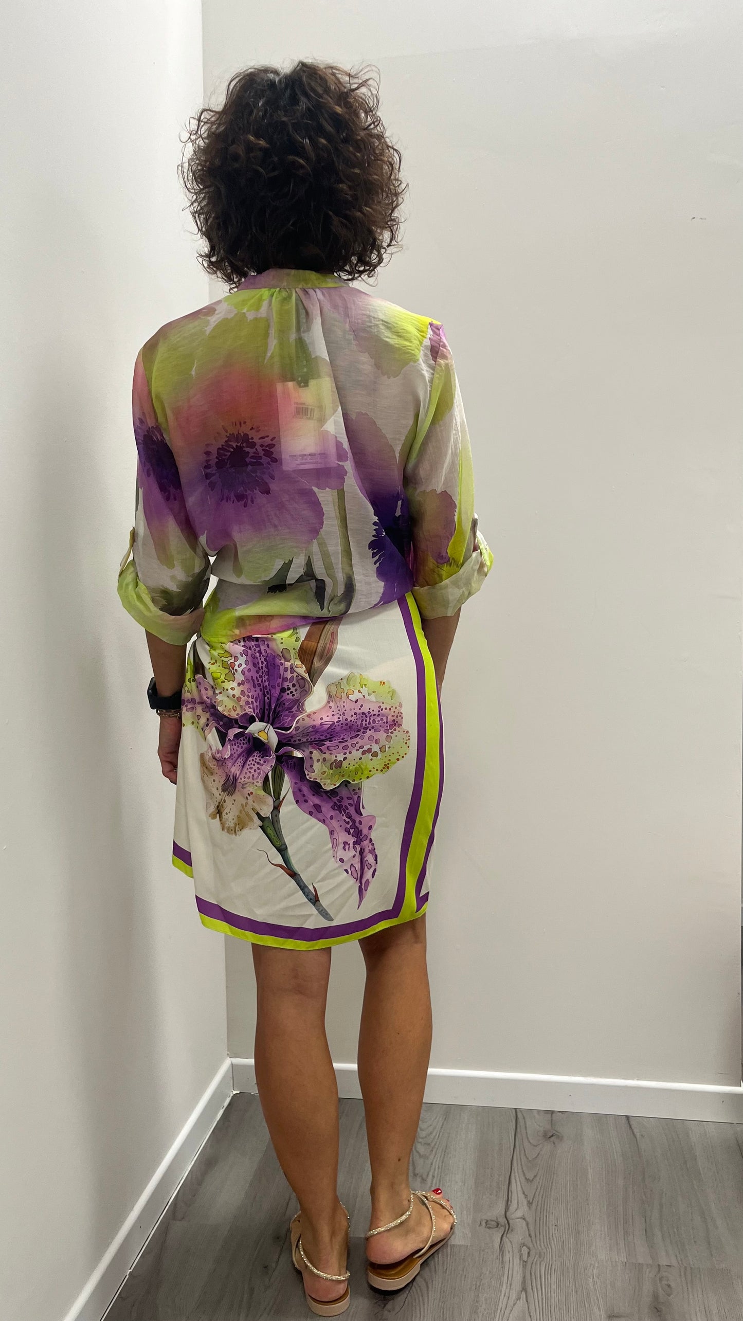 Gonna Pareo Corta orchidea  viola HaveOne Art.GVS-Q280