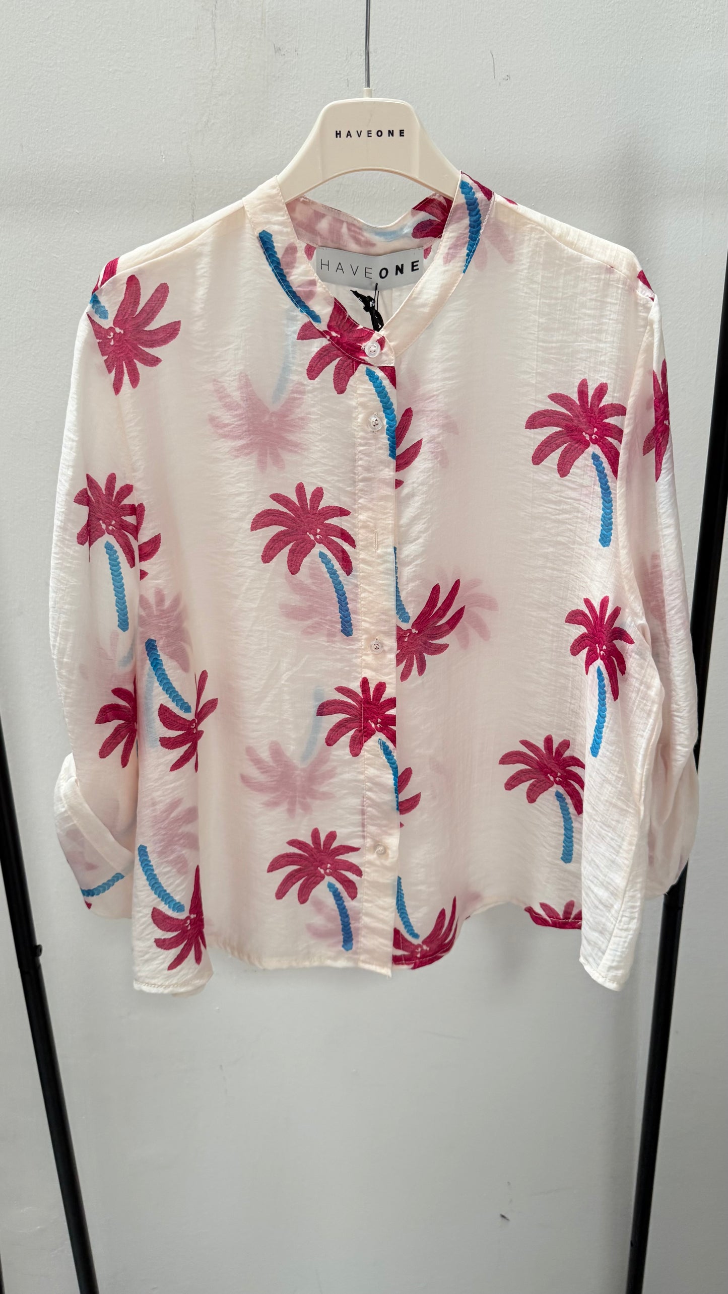 Camicia palme fucsia Royal HaveOne Art.CVS-Q445