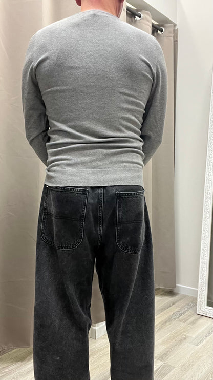 Maglia Paricollo Gianni Lupo Grigia