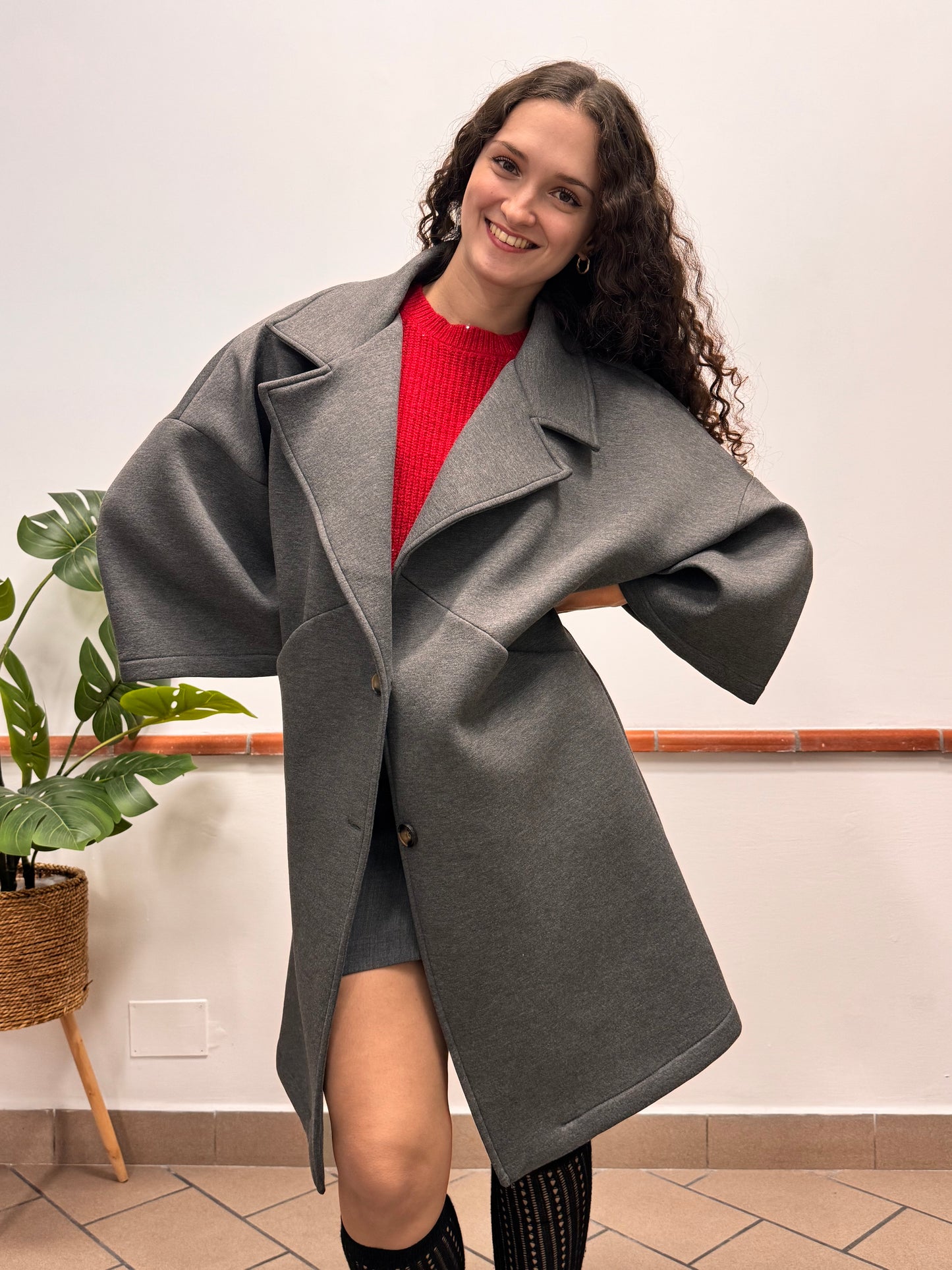 Cappotto in Neoprene Kiki Six