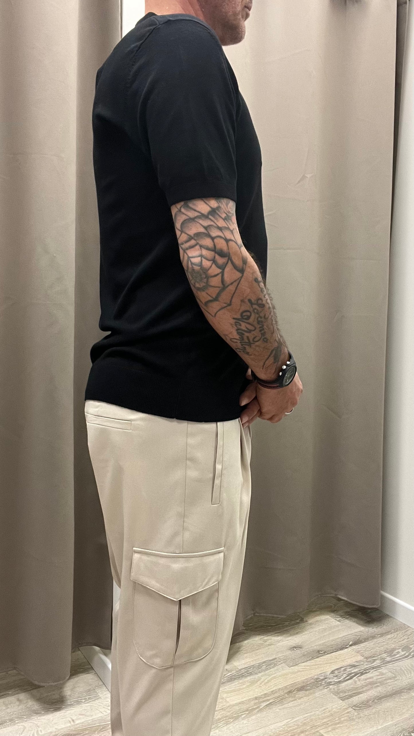 Polo Basica Nera Gianni Lupo