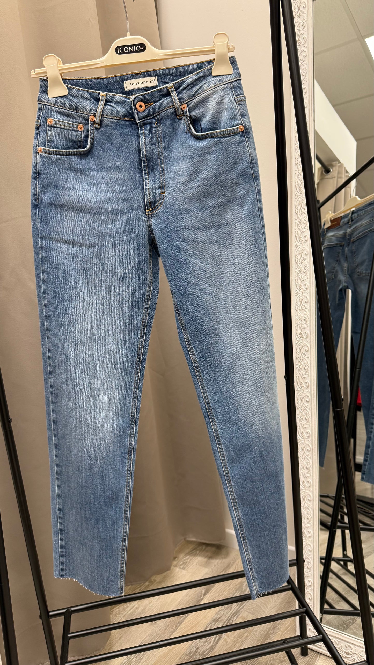 Jeans 5 tasche elasticizzato Tensione in