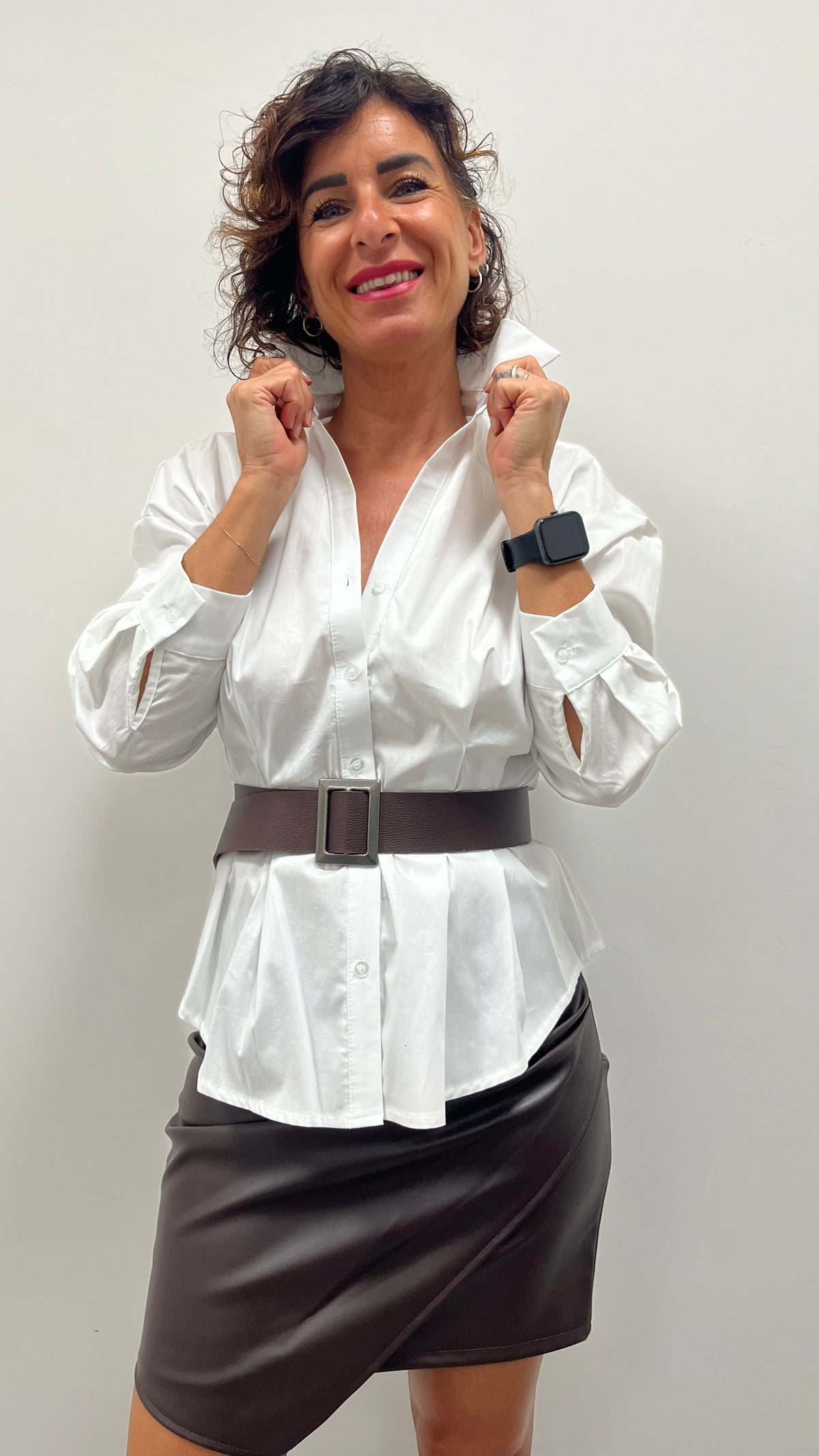 Camicia  Corsetto Bianca Extyn