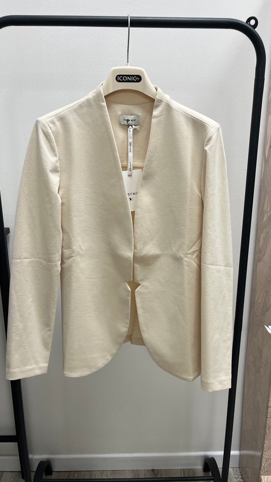 Susy Mix Giacca Punto Milano Burro