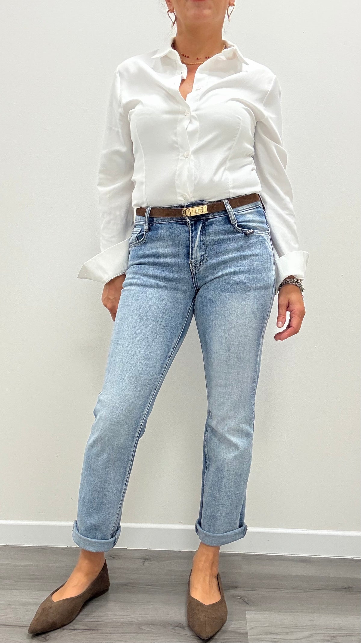 Jeans skinny blu medio Extasy