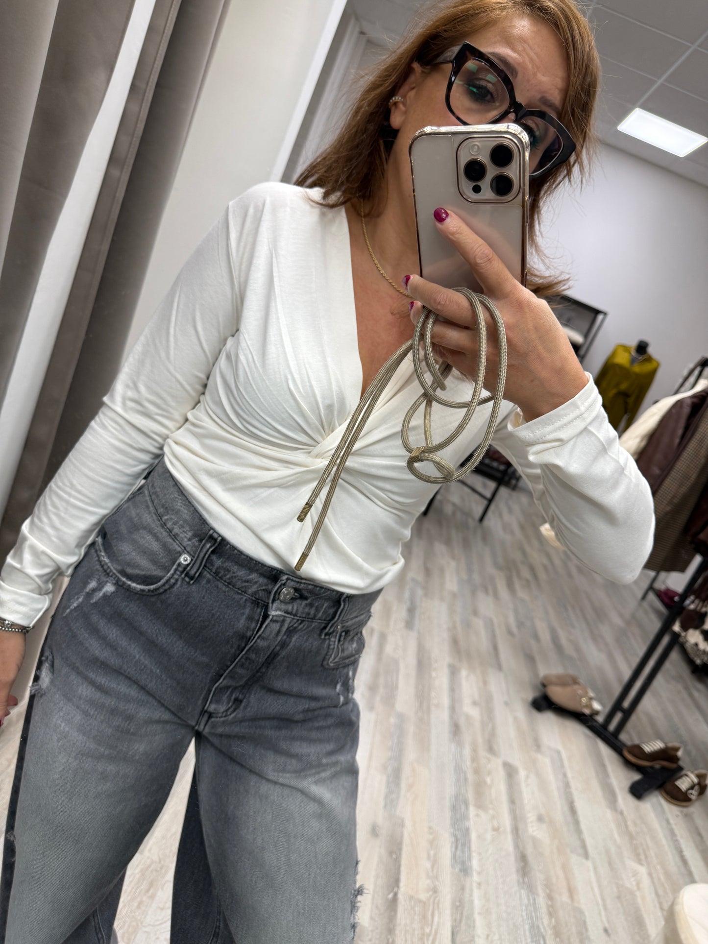 Maglia con nodo burro Susy Mix