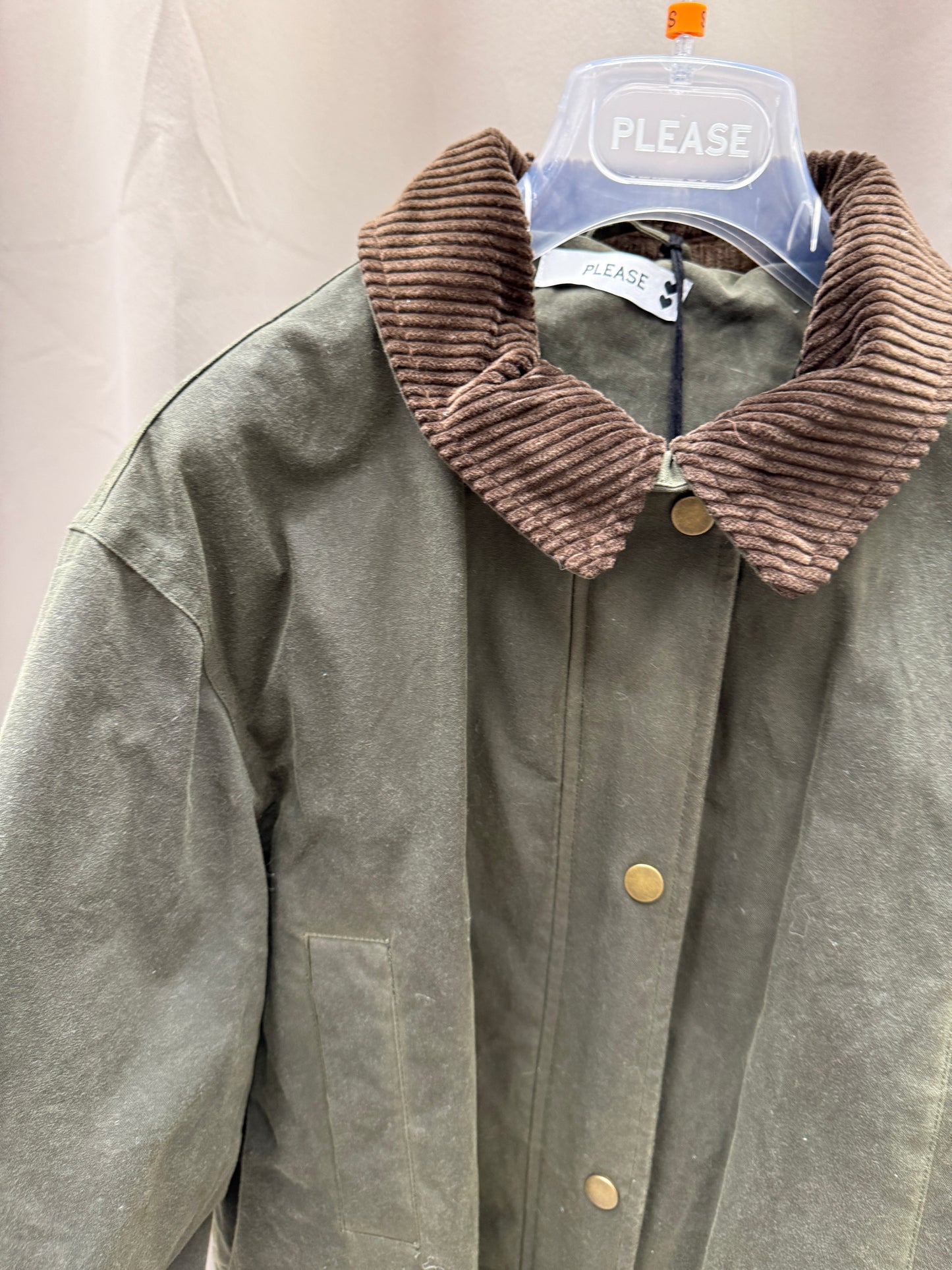 Giacca Modello Barbour incerato Please