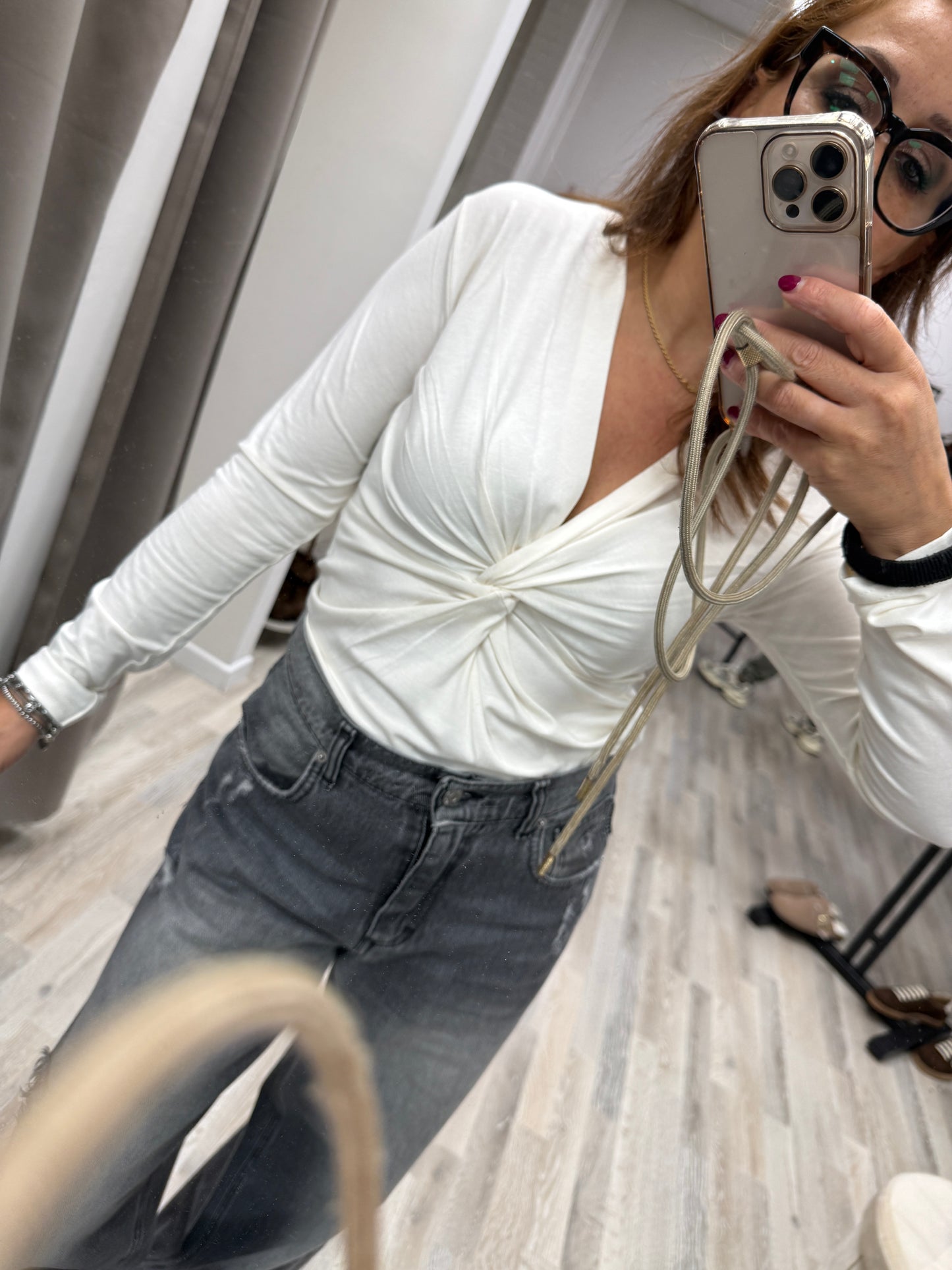 Maglia con nodo burro Susy Mix