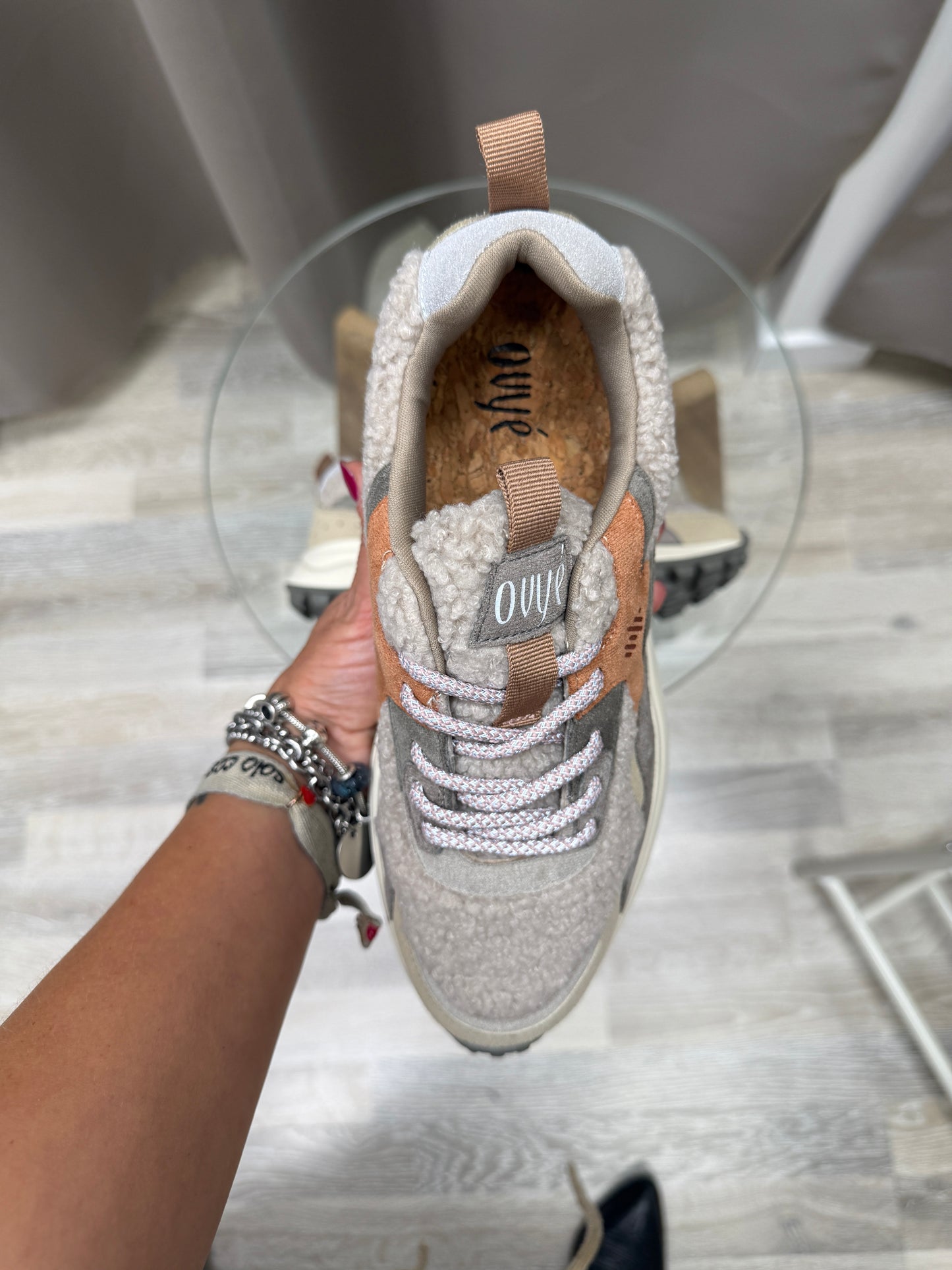 Sneaker bouclè multicolor Ovyè