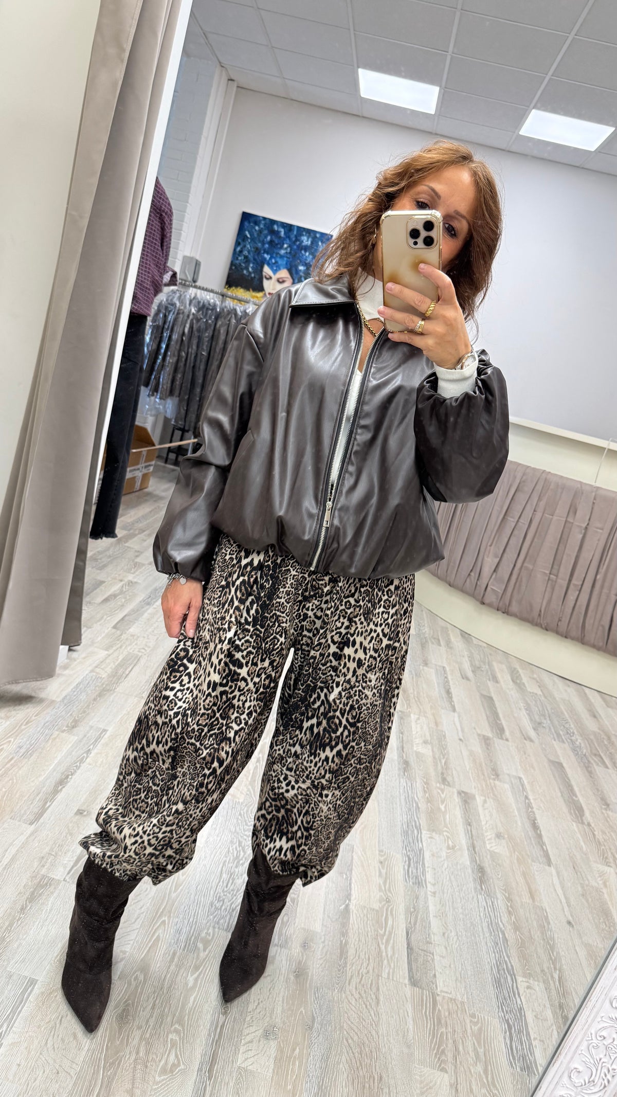 Pantaloni ovetto maculati Extasy