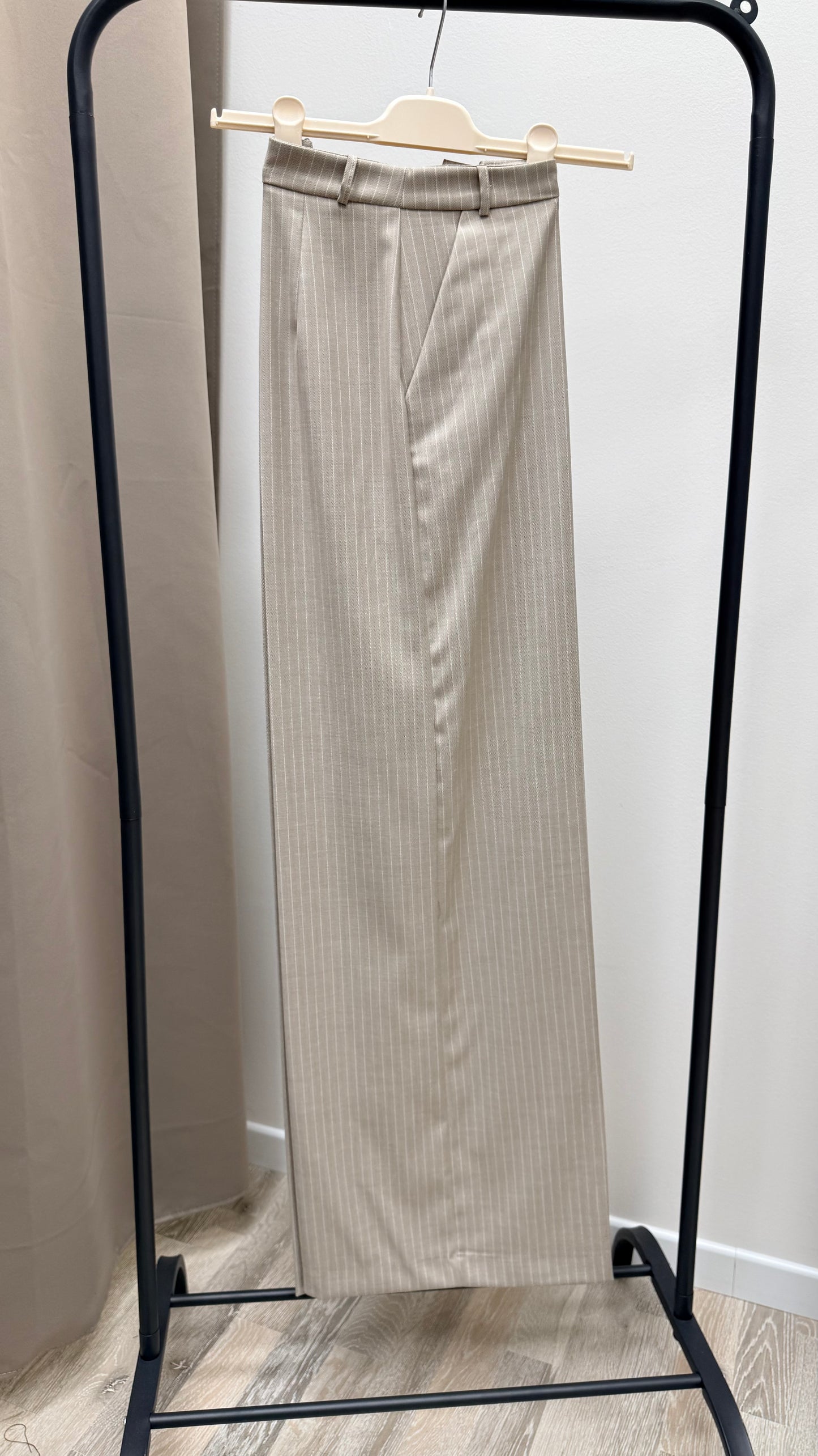 Pantaloni palazzo gessati Haveone