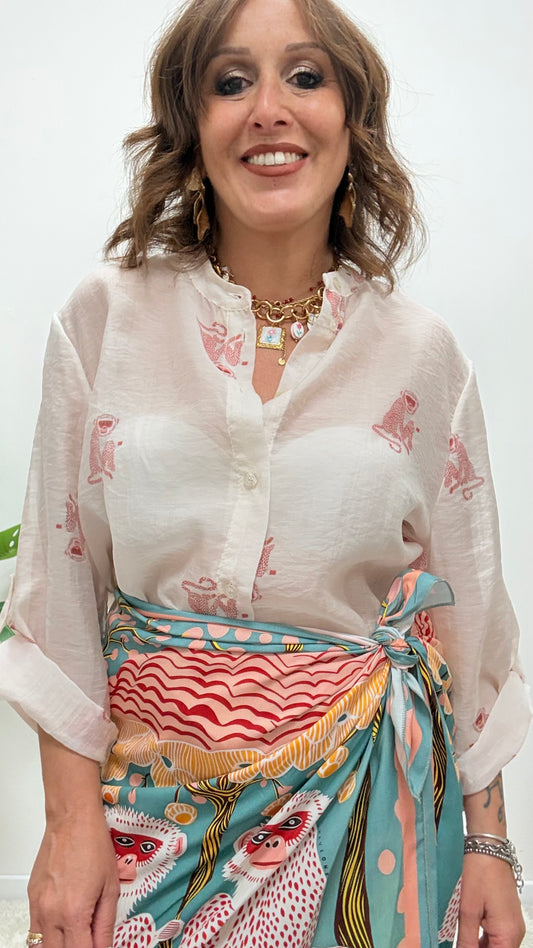 Camicia scimmia HaveOne Art.CSV-Q485