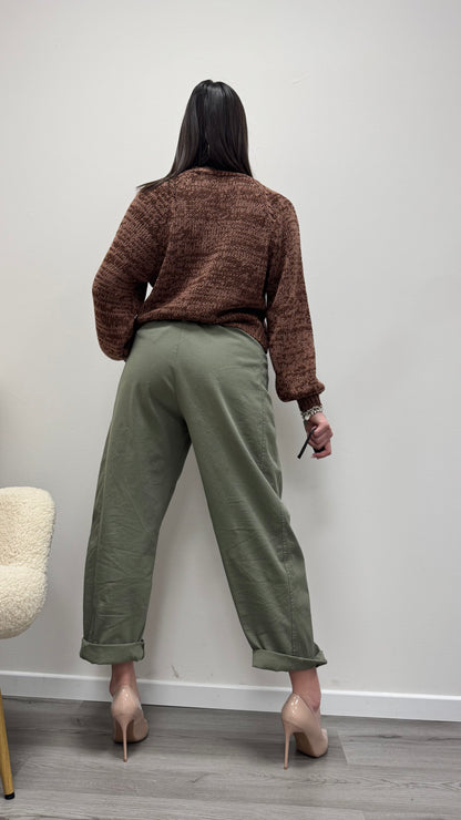 Cardigan gioiello rosa blush e filo lurex Haveone