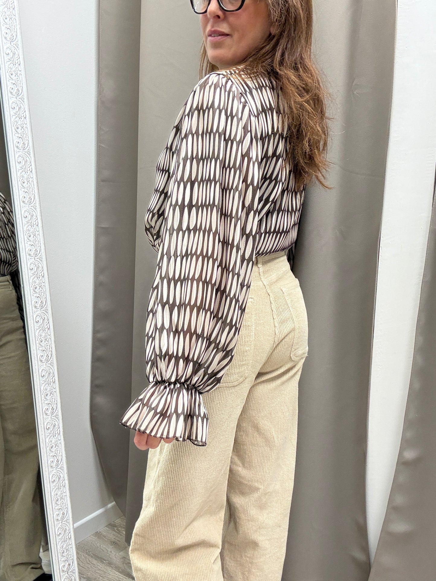 Camicia blusa fantasia Memoire