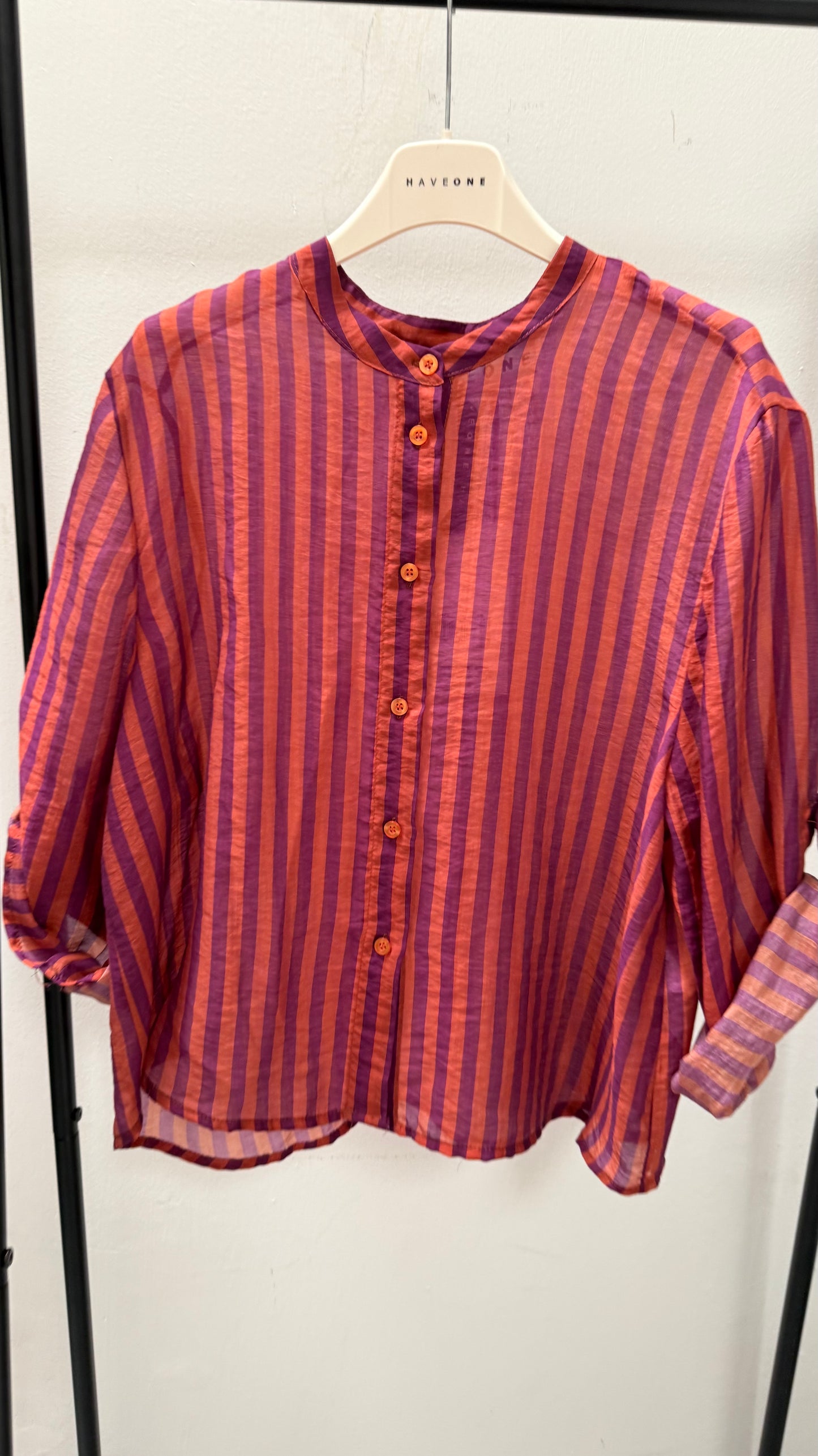 Camicia Riga viola e India HaveOne Art.CVS-Q423