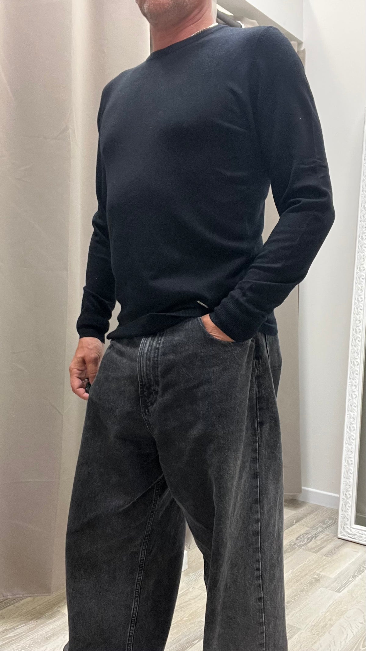 Maglia Paricollo Gianni Lupo Nera