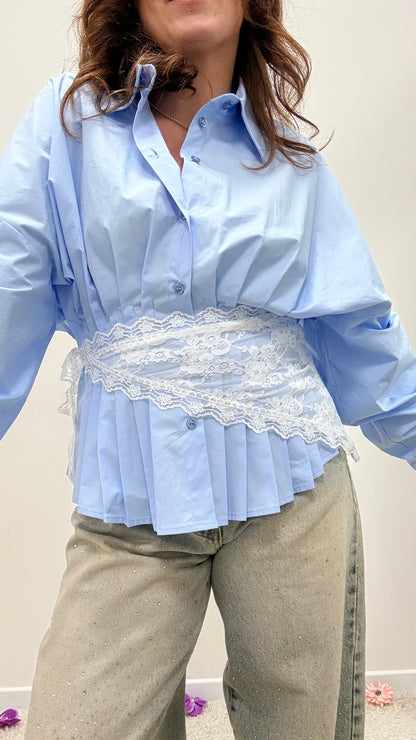 Bandana pizzo bianco latte Memoire