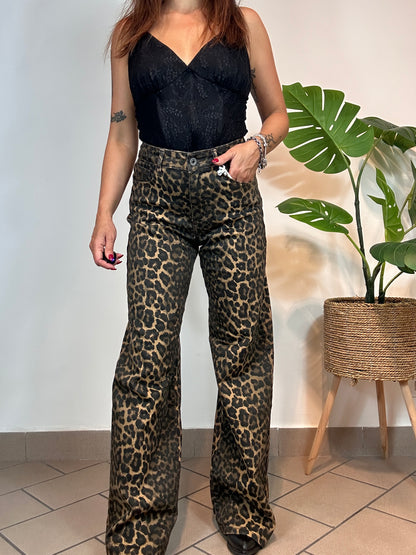 Pantalone Animalier Susy Mix