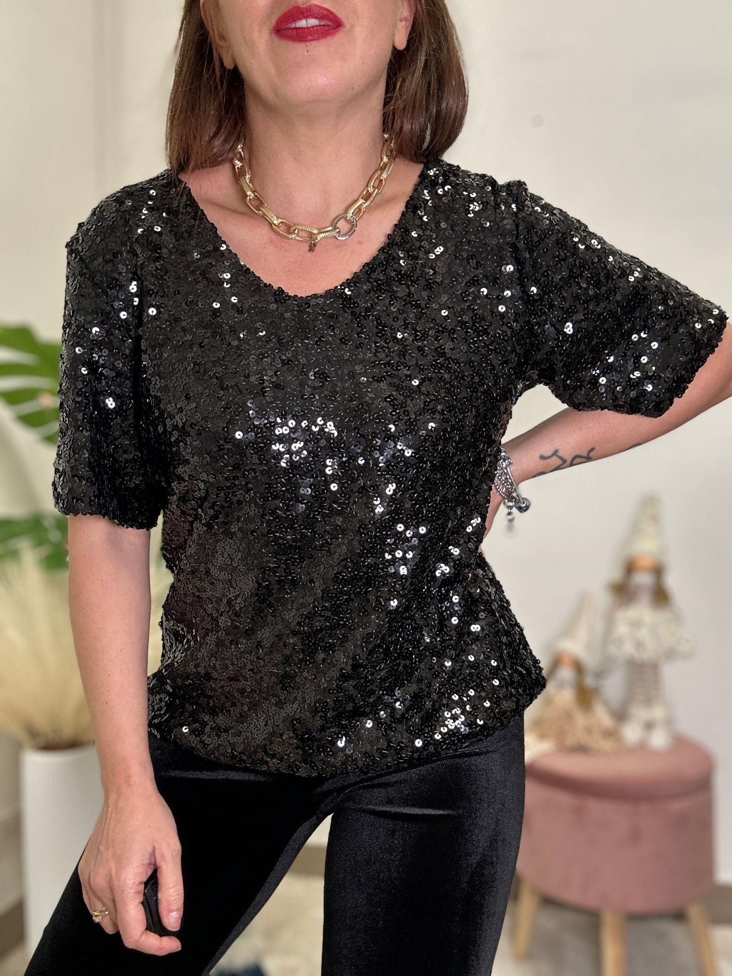 Maglia Paillettes