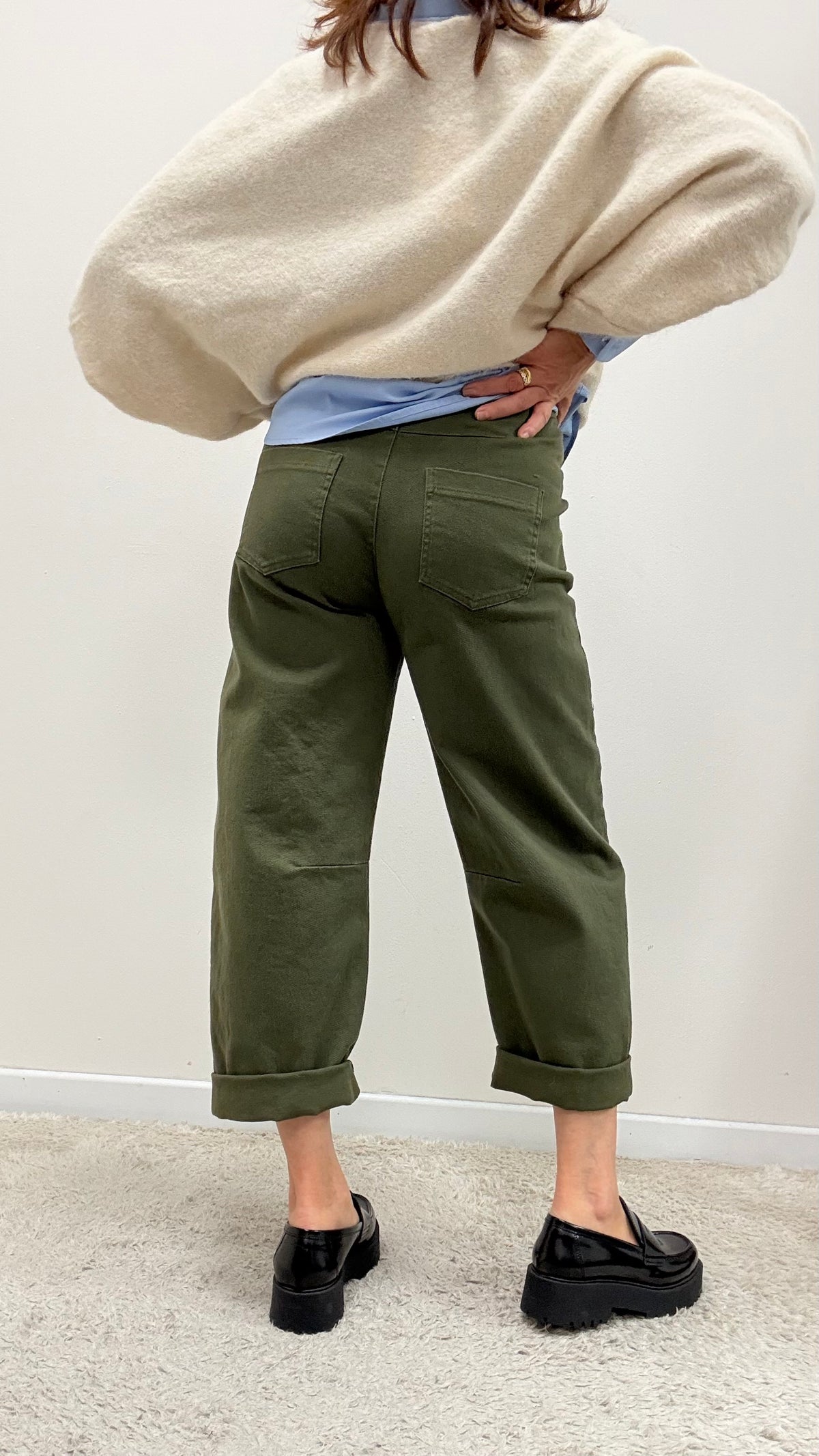 Pantalone Motel Balloon Verde Militare Art.PA5184