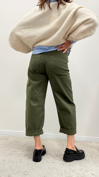 Pantalone Motel Balloon Verde Militare Art.PA5184