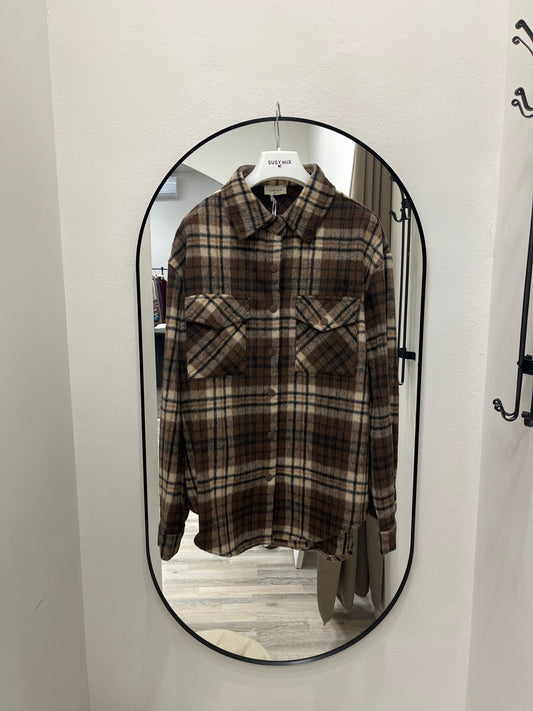 Camicia Check Over Moro Susy Mix