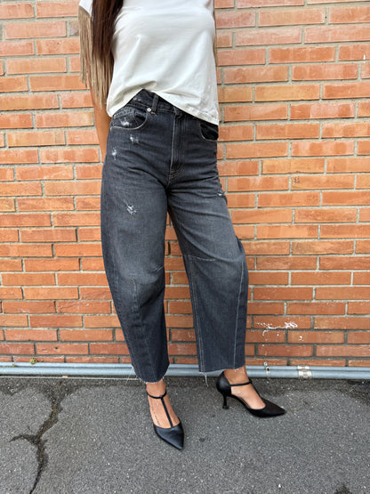Jeans Barbara grigio rotture Haveone