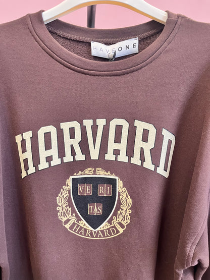 Felpa Stampa Harvard Haveone