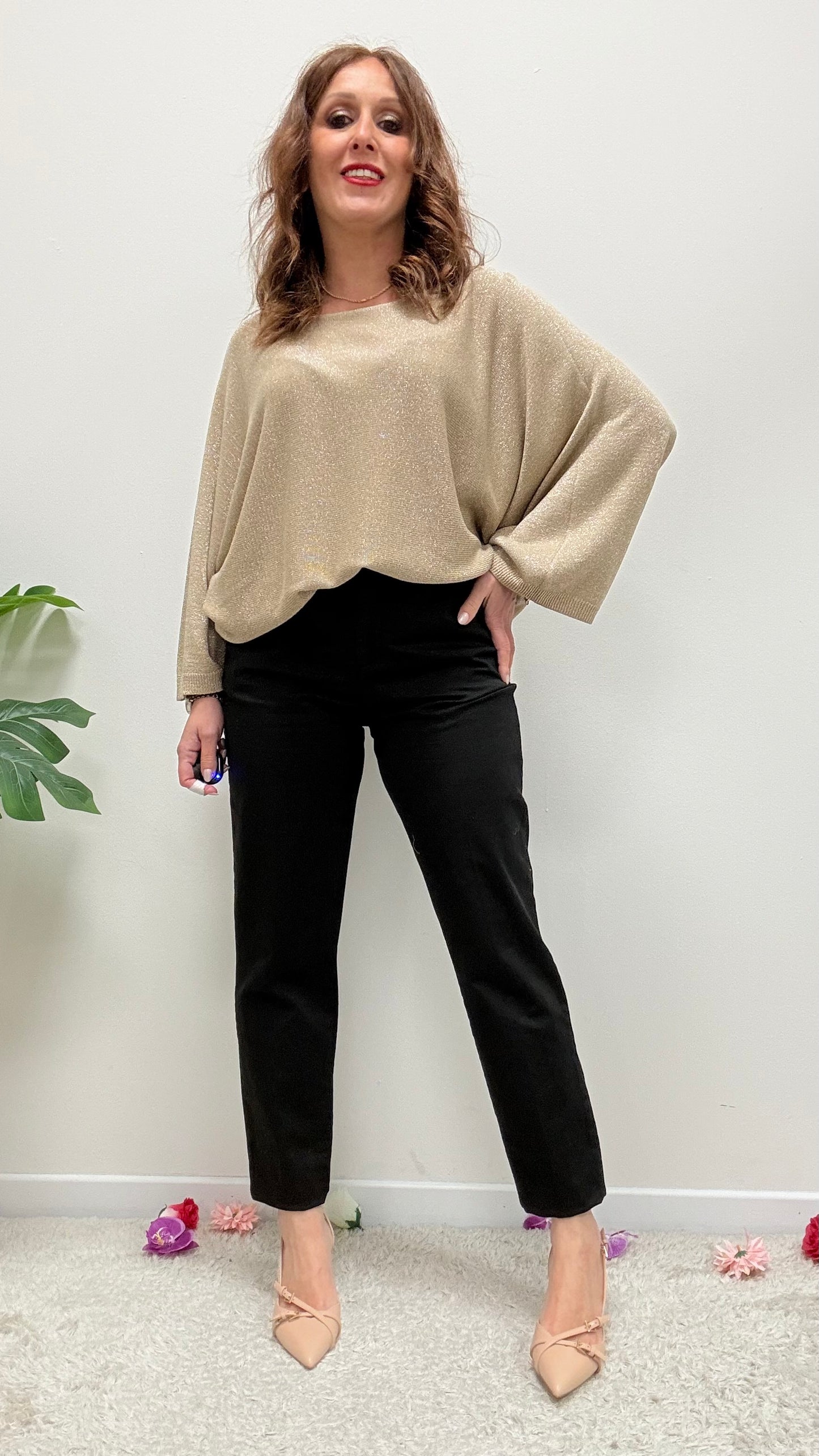 Pantalone Chino Nero Extasy