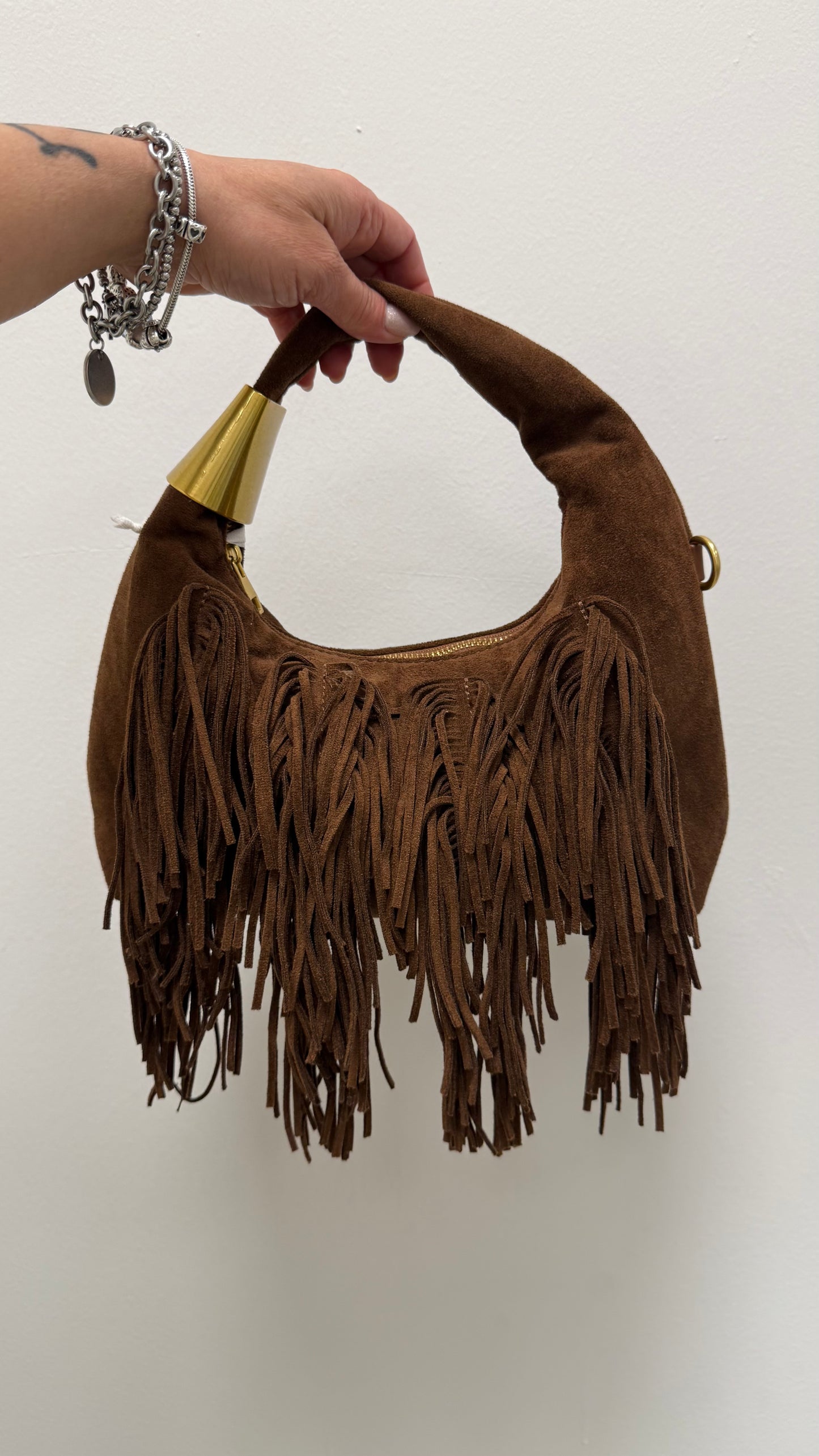 Borsa frange eco dainetto moro Memoire
