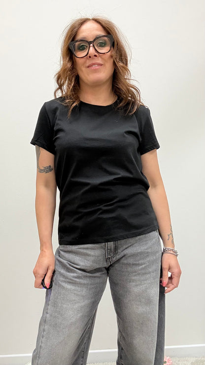 T-shirt regular fit Susy Mix nero