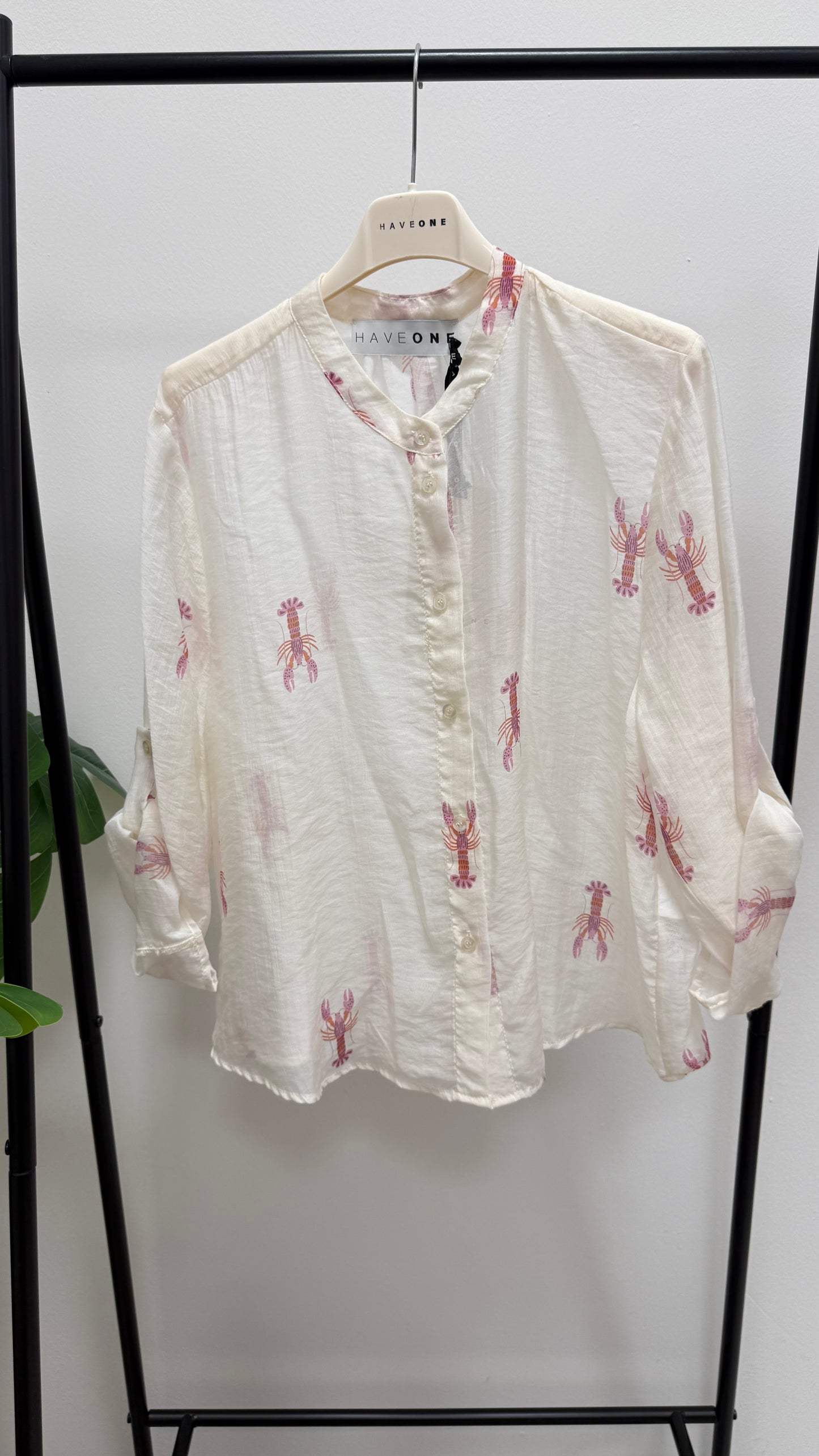 Camicia aragosta rosa HaveOne