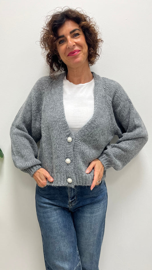Cardigan Gioiello Grigio HaveOne ART.JIT-R027