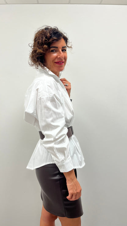 Camicia  Corsetto Bianca Extyn