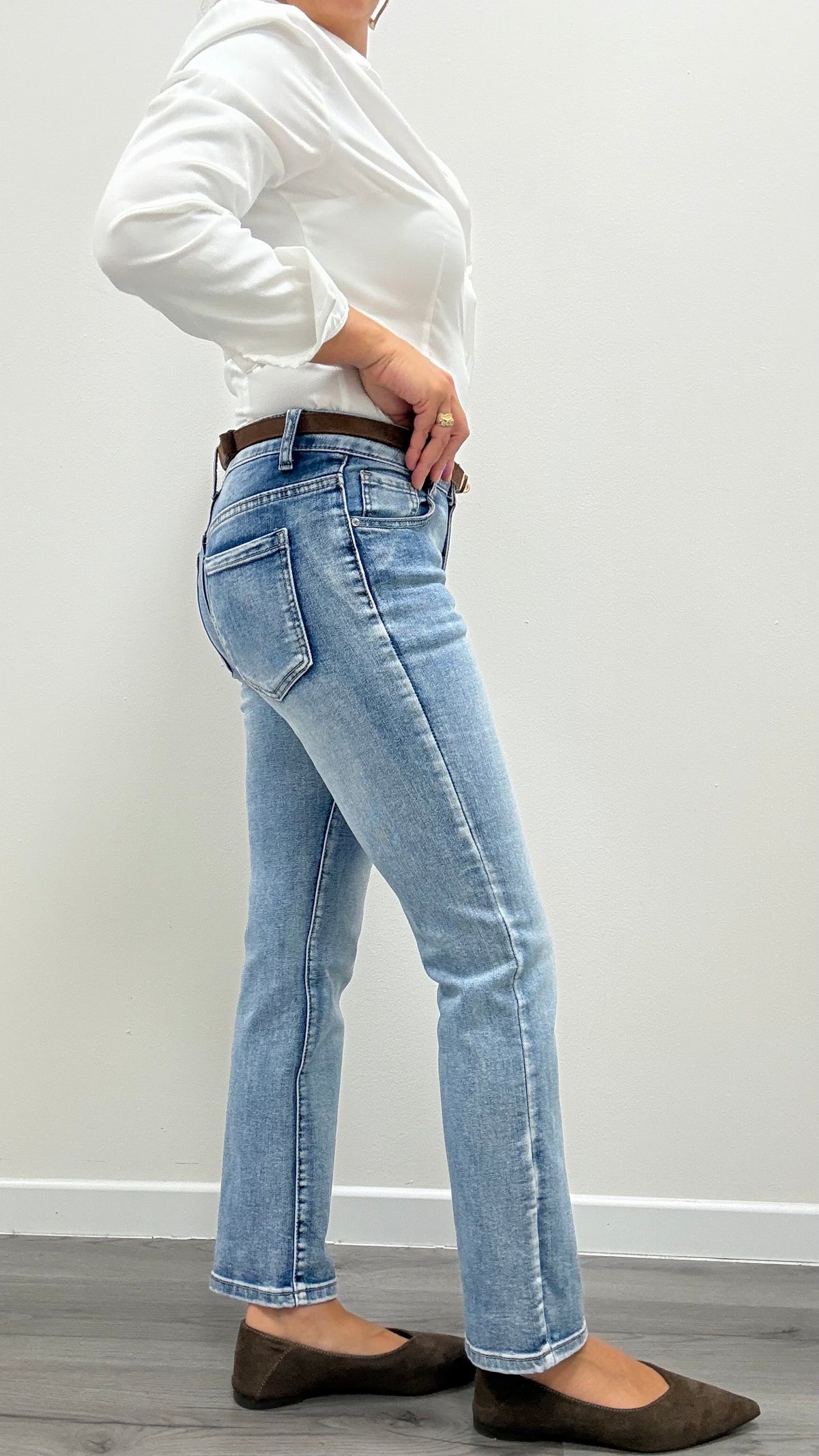 Jeans skinny blu medio Extasy