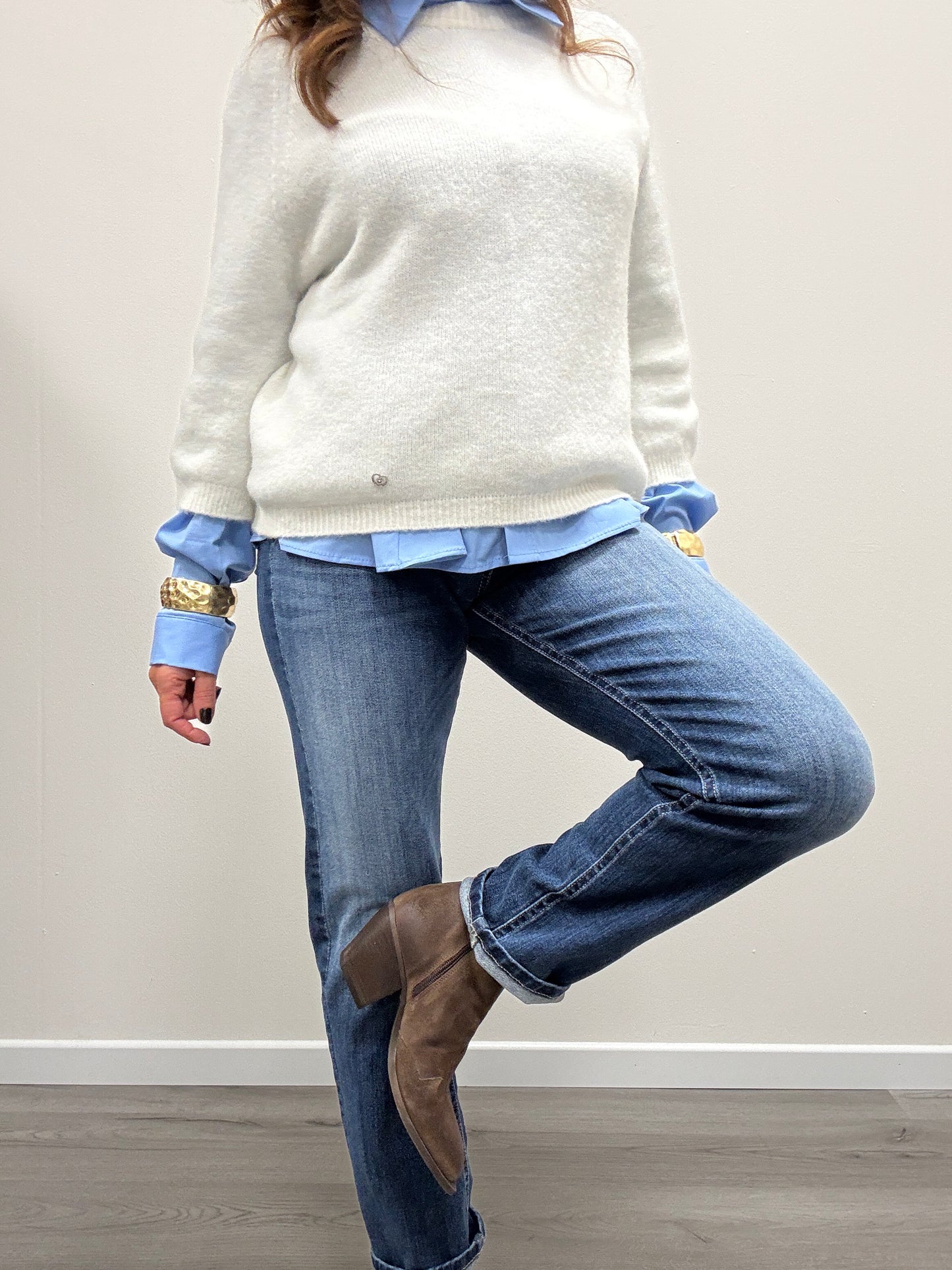 Jeans skinny washed Please