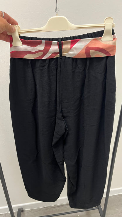 Pantaloni baloon leggeri Extasy Nero