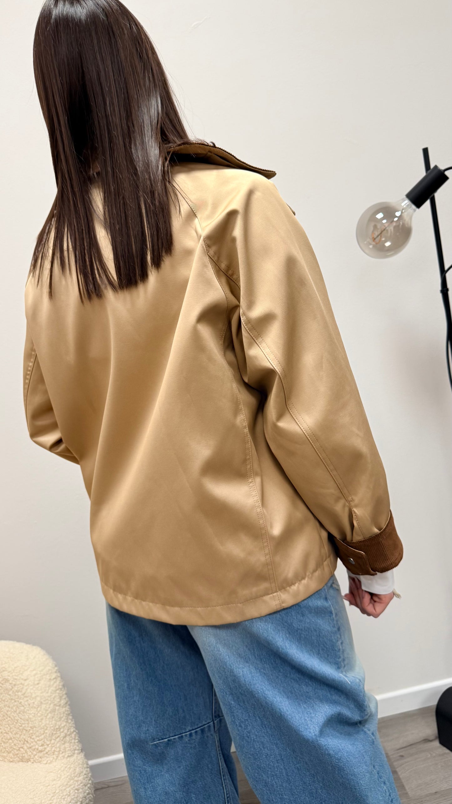 Trench “Barbour” sabbia Haveone