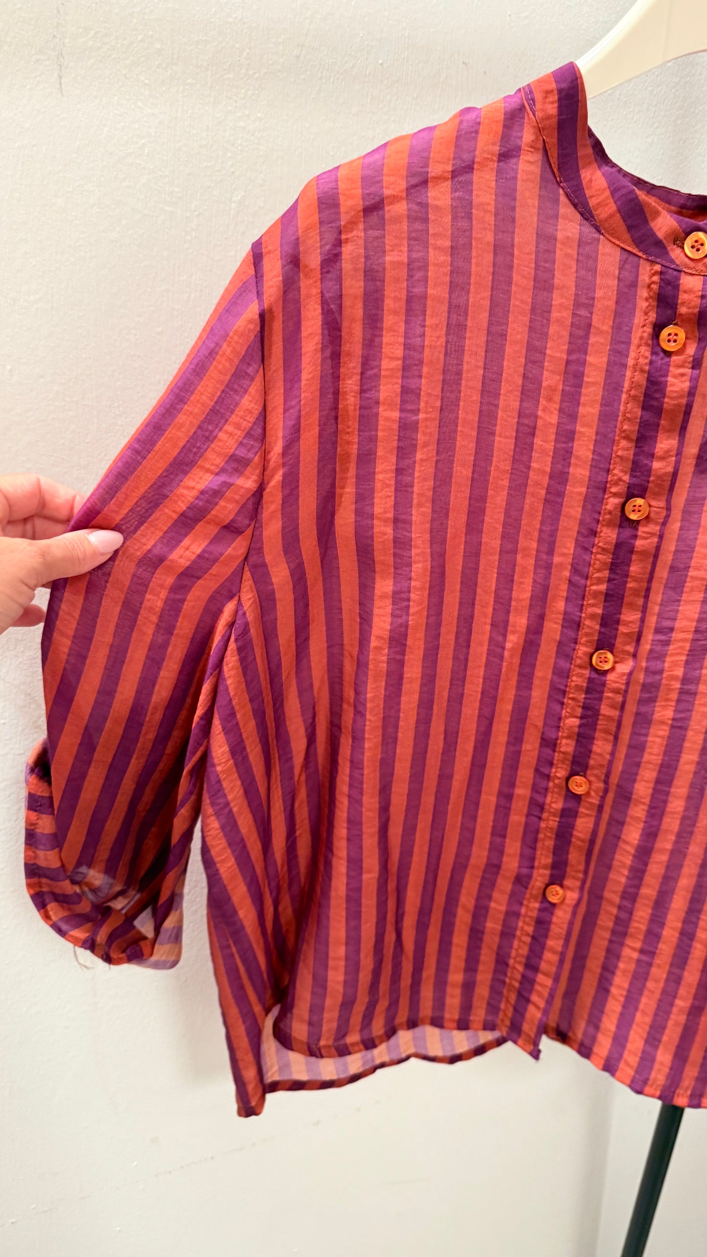 Camicia Riga viola e India HaveOne Art.CVS-Q423