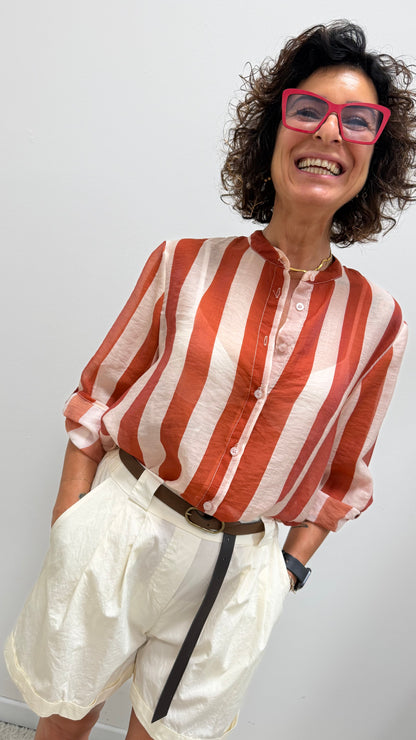 Shorts a Campana con Risvolto Burro HaveOne