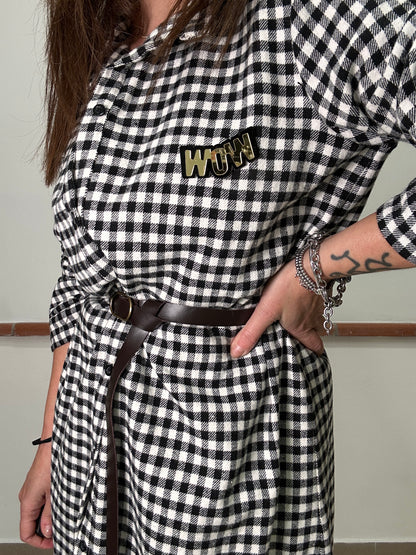 Abito, camicia fantasia check Susy Mix