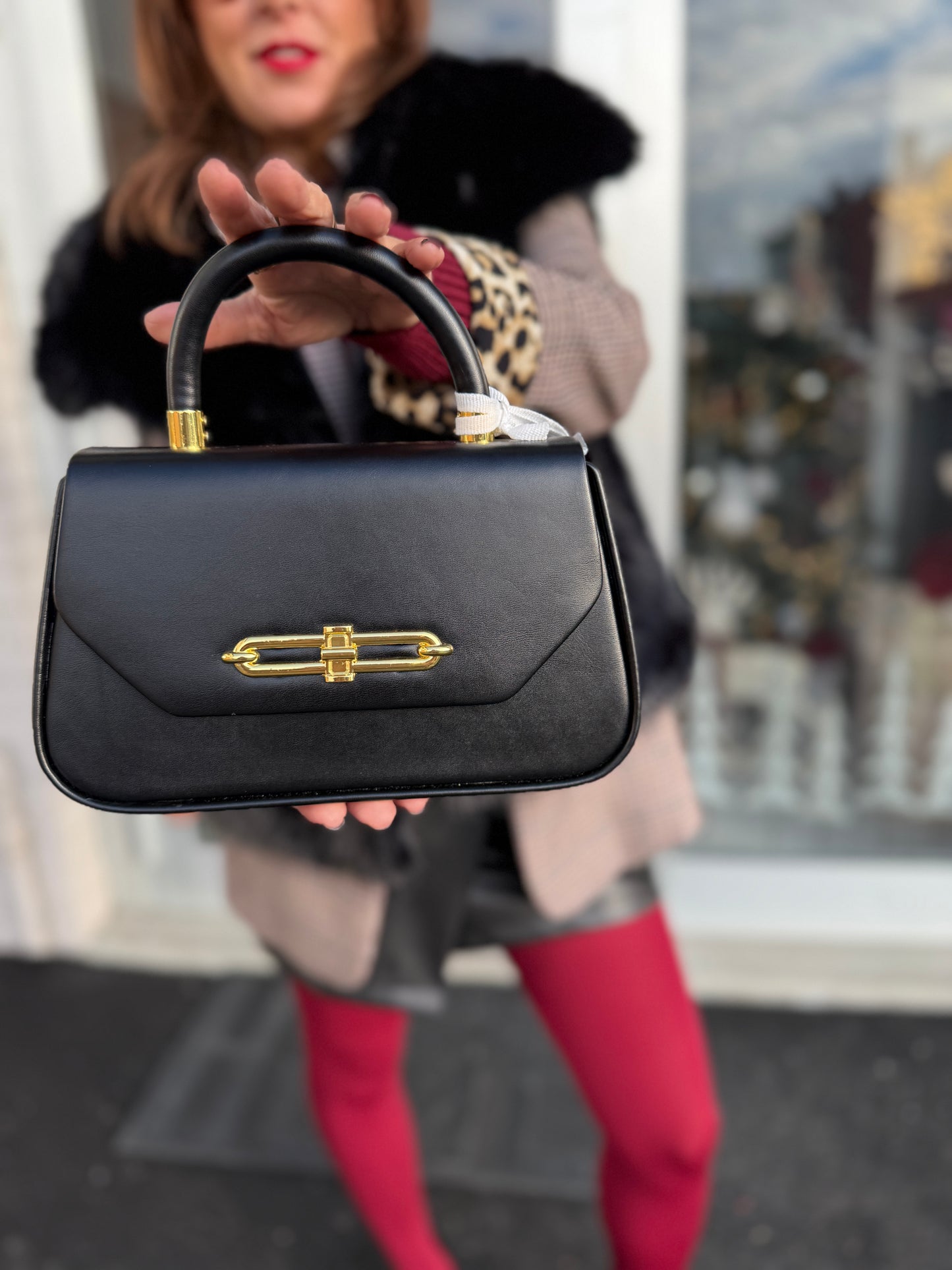 Borsa mini rigida nera