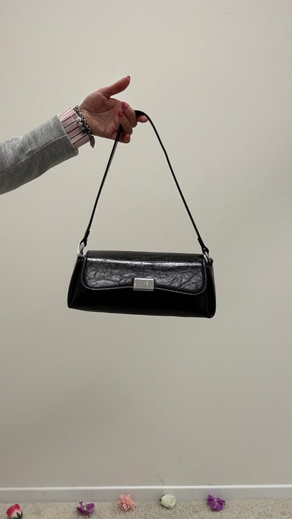 Borsa baguette ecopelle semilucida Memoire