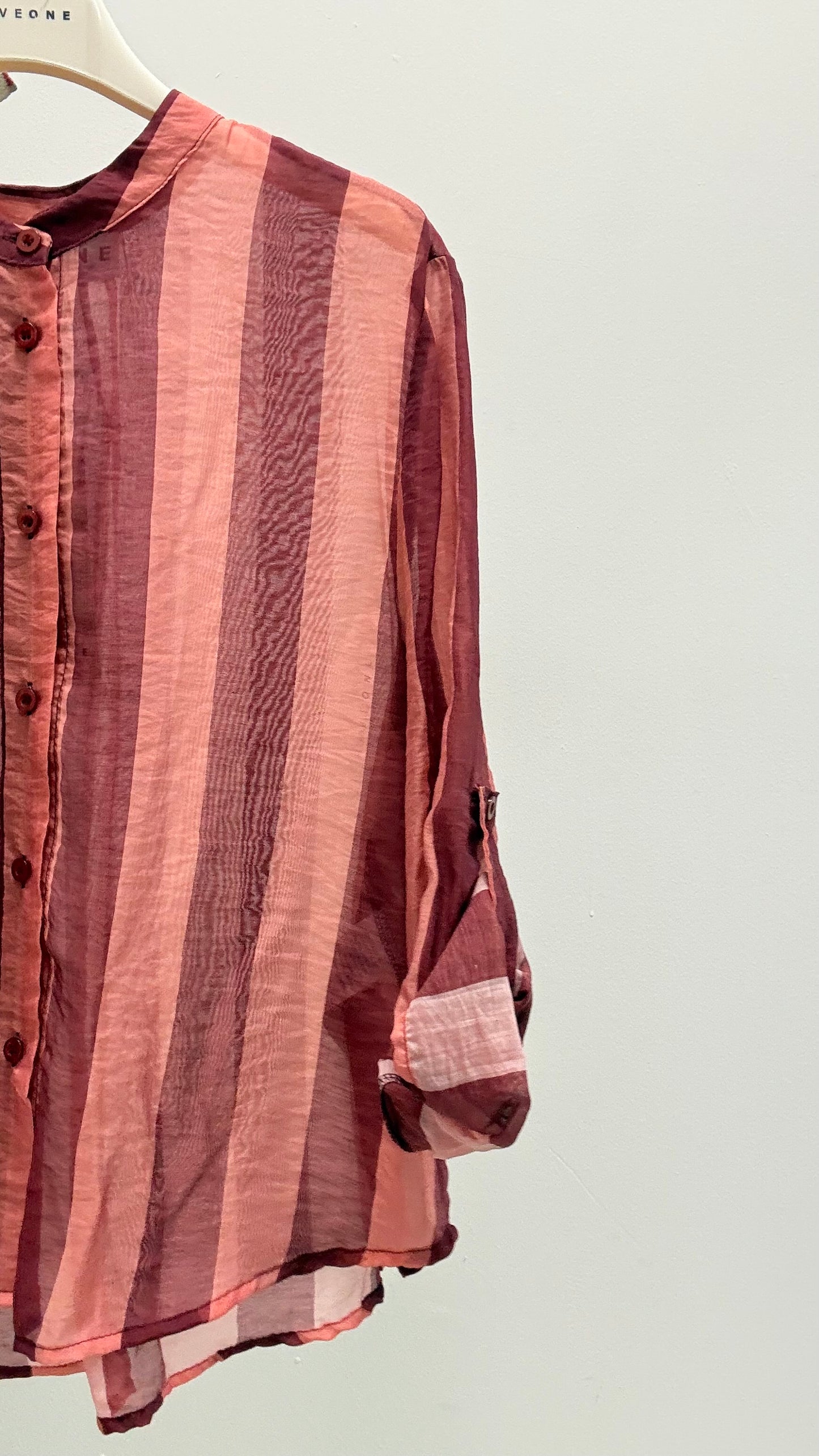 Camicia Riga salmone India  HaveOne Art.CSV-Q422