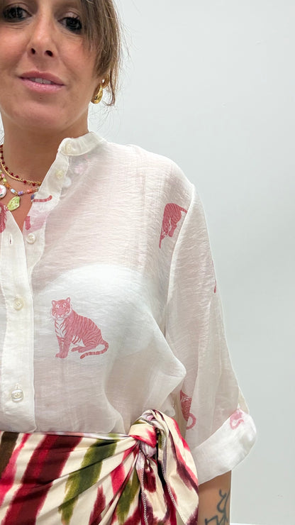 Camicia tigri rosa HaveOne