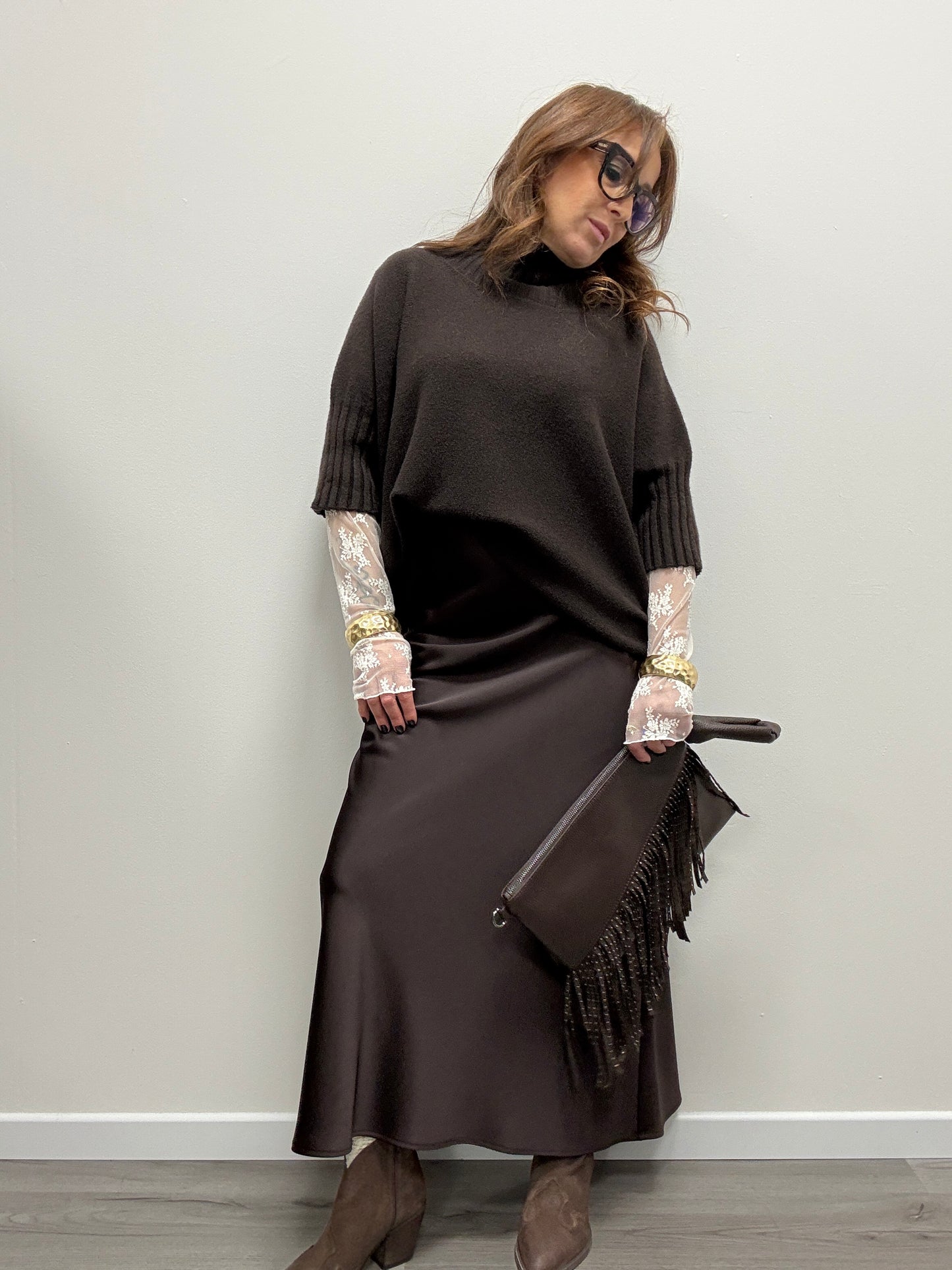 Gonna in Raso Imperial Moro