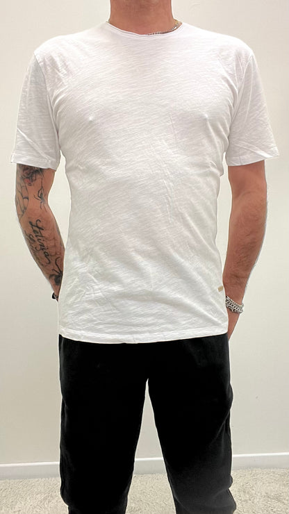 T-Shirt Bianco Mélange Gianni Lupo