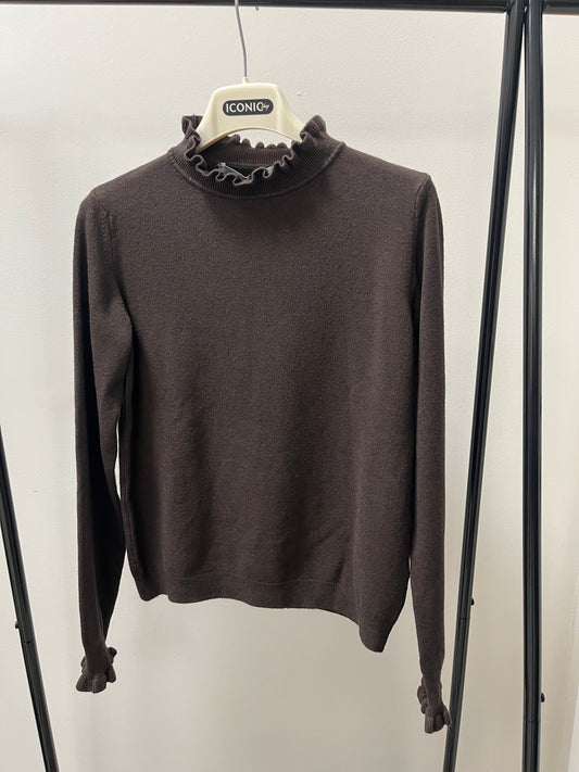 Maglia collo a Fiore HaveOne Moro